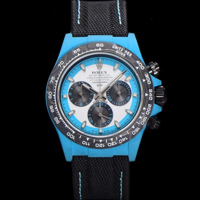 SA급 로렉스남성용 데이토나 DIW 포지드카본 커스텀 40미리 크로노그래프 오토매틱 Cal.4130 무브먼트 화이트 다이얼 ROL80330 xx