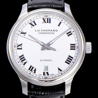 SA급 쇼파드남성용 엘유씨 1937 42미리 오토매틱 화이트다이얼 CHO30422 xx