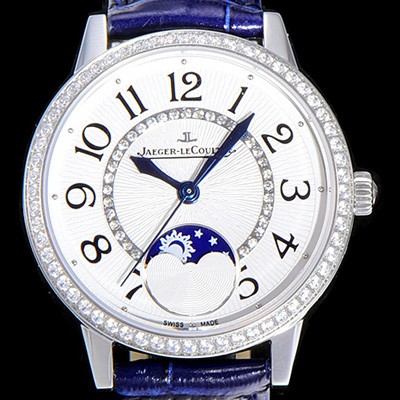 SA급 예거르꿀르뜨여성용 랑데부 문페이즈 34mm 다이아몬드 화이트다이얼 오토매틱 JAG23292 xx
