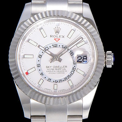 SA급 로렉스남성용 스카이더웰러 오이스터퍼페츄얼 39미리 오토매틱 화이트다이얼 ROL78799 xx