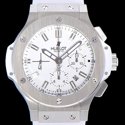 SA급 휴블렛남성용 빅뱅 크로노그래프 44미리 우레탄 오토매틱 화이트다이얼 HUB92268 xx