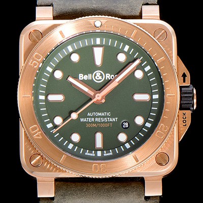 SA급 벨엔로즈남성용 R0392 다이버 42미리 오토매틱 그린다이얼 BEL69570 xx
