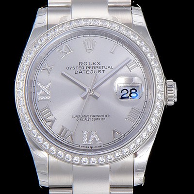 SA급 로렉스남성용 데이져스트 오토매틱 3235무브 보석/큐빅 36미리 실버다이얼 ROL14872 xx