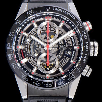 SA급 태그호이어남성용 신상품출시!! 까레라 칼리버 크로노그래프 오토매틱 45mm 블랙다이얼 TAG65464 xx