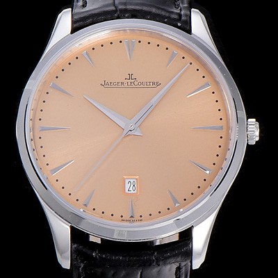 SA급 예거르꿀뜨르남성용 마스터 울트라 씬 데이터 40미리 오토매틱 골드다이얼 JAG54392 xx