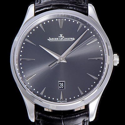 SA급 예거르꿀뜨르남성용 마스터 울트라 씬 데이터 40미리 오토매틱 그레이다이얼 JAG99584 xx