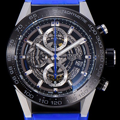 SA급 태그호이어남성용 신상품출시!! 까레라 칼리버 크로노그래프 오토매틱 45mm 블랙다이얼 TAG40783 xx