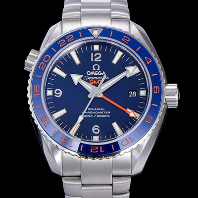 SA급 오메가 남성용 시마스터 232.30.44.22.03.001 플래닛 오션 코엑시얼 지엠티 블루다이얼 OMG07522 xx