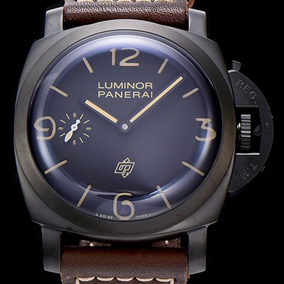 SA급 파네라이남성용 초특가한정 루미노르 PAM00575 1950 3데이 티타뉴오 DLC 47mm 오토매틱 블랙 다이얼 PAN80958 xx