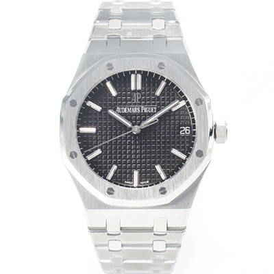 SA급 오데마피게 로얄오크 하이엔드 15500ST.OO.1220ST.03 최신형 Cal.4302 셀프와인딩 무브먼트 41MM 그랜드 파피스리 패턴 블랙 다이얼 AUD23840 xx