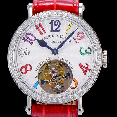 SA급 프랭크뮬러 론드 래디 컬러드림 투어빌론 34mm 다이아세팅 화이트다이얼 FRA45932 xx