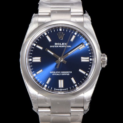 SA급 로렉스 남성용 904스틸 오이스터 퍼페추얼 m126000 오토매틱 칼리버 3230타입 36미리 메탈시계 다크블루다이얼 ROL79897 xx