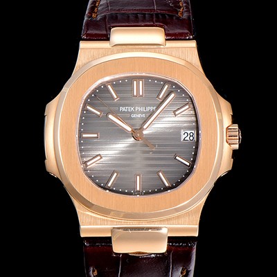 SA급 파텍필립 남성용 노틸러스 5711/1R-001 암스테르담 빈티지 18k로즈골드 Cal.324 S C타입무브 오토매틱 40미리 가죽스트랩/줄 브라운다이얼 PAT75385 xx