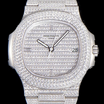 SA급 파텍필립 남성용 노틸러스 7021 최고급1:1 수제공정 보석/큐빅 셋팅 오토매틱 Cal.324 S C 타입 40미리 메탈 보석다이얼 PAT75339 xx