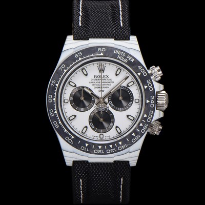 SA급 로렉스 남성용 데이토나 DIW 포지드카본 커스텀 40미리 크로노그래프 오토매틱 Cal.4130 무브먼트 화이트 다이얼 ROL79643 xx