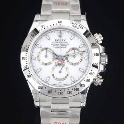 SA급 로렉스 남성용 904L스틸!! 데이토나 116520 오이스터 40미리 오토매틱 7750 타입 화이트다이얼 ROL72580 xx