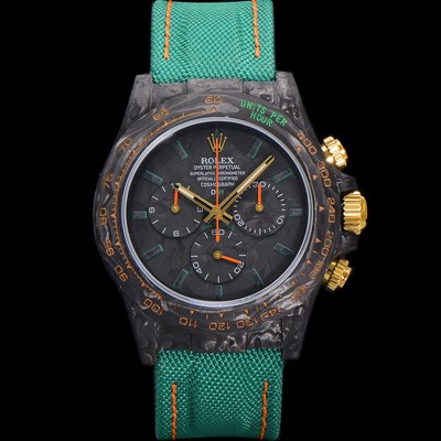 SA급 로렉스 남성용 데이토나 DIW 포지드카본 커스텀 40미리 크로노그래프 오토매틱 Cal.4130 무브먼트 블랙 다이얼 ROL79688 xx