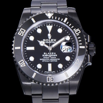 SA급 로렉스 남성용 서브마리너 데이터 2824-2 무브 블랙 PVD 코딩 케이스 40미리 오토매틱 블랙다이얼 ROL79381 xx