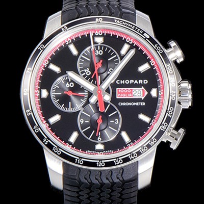 SA급 쇼파드 남성용 밀레 밀리아 GTS 크로노그래프 44미리 오토매틱 A7750-2 우레탄줄 블랙다이얼 CHO73544 xx