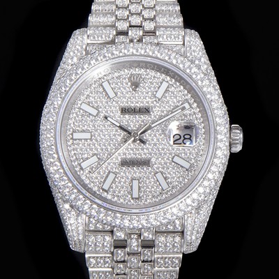 SA급 로렉스 남성용 데이져스트 오토매틱 아시안 2824-2 타입  41mm 904L 다이아몬드 메탈줄 보석다이얼  rol95486 xx