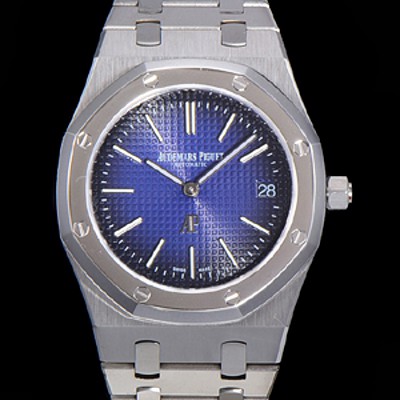 SA급 오데마피게 남성용 로얄오크 점보 엑트라-씬 오토매틱 Cal.2121 타입 39mm 메탈줄 블루다이얼 aud25948 xx