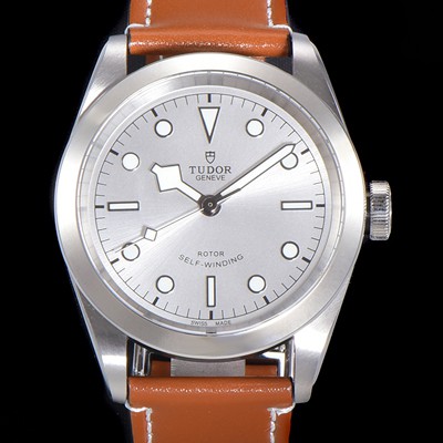 SA급 튜더 남성용 블랙 베이 오토매틱 ETA2824-2  41mm 가죽줄 실버 다이얼 tud20946 xx