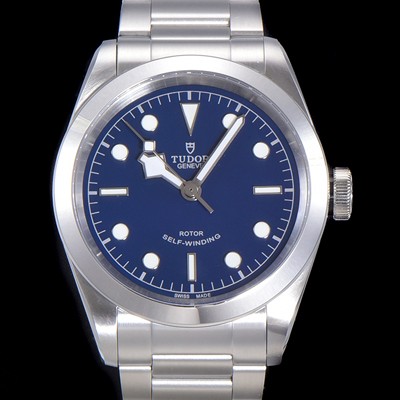 SA급 튜더 남성용 블랙 베이 오토매틱 ETA2824-2  41mm 메탈줄 블루 다이얼 tud38697 xx