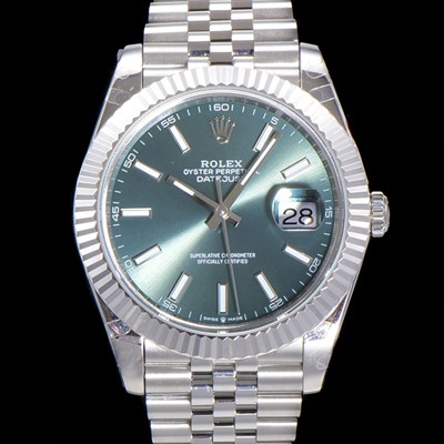 SA급 로렉스 남성용 904L스틸!! 2022신형 데이저스트 41mm II m126334 그린 다이얼 야광 스틱 인덱스 스틸 브레이슬릿 신형 Cal.3235 오토매틱 무브먼트 ROL06105 xx