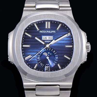 SA급 파텍필립 남성용 노틸러스 5726/1A-014 오토매틱 Cal.324 타입 40미리 문페이즈 블루다이얼 PAT75154 xx