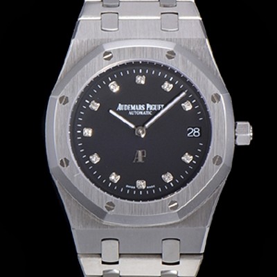 SA급 오데마피게 로얄오크 점보 엑트라-씬 오토매틱 Cal.2121 타입 39mm 남성용 메탈줄 블랙다이얼 aud41320 xx