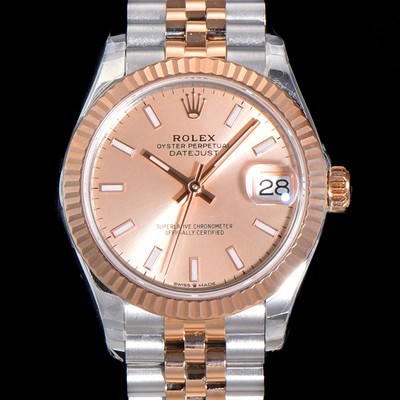 SA급 로렉스 여성용 2021신상 데이져스트 오토매틱 ETA-2688 31mm 18K로즈골드 메탈줄 골드 다이얼 rol60491 xx
