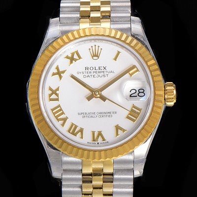 SA급 로렉스 여성용 2021신상 데이져스트 오토매틱 ETA-2688 31mm 18K옐루골드 메탈줄 화이트 다이얼 rol16743 xx