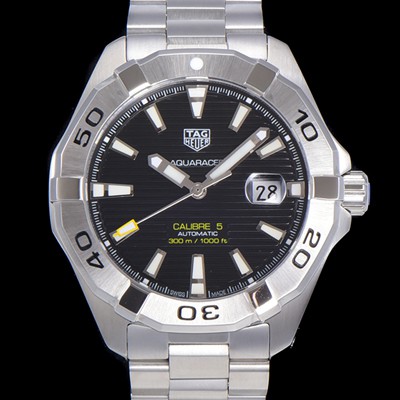 SA급 태그호이어 남성용 아쿠아레이서 오토매틱 43mm 메탈줄 블랙다이얼 tag02587 xx