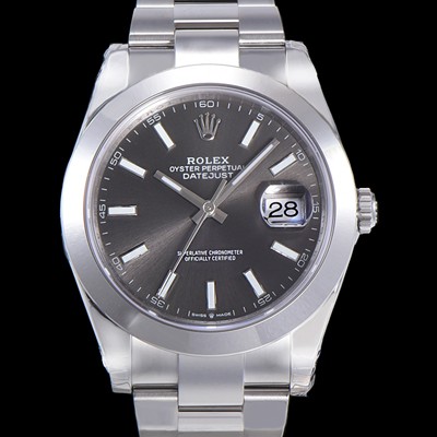 SA급 로렉스 남성용 데이져스트II Cal.3235 오토매틱 41미리 메탈줄 그레이다이얼 rol56738 xx