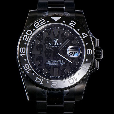 SA급 로렉스 남성용 지엠티마스터II 블랙PVD코팅 오토매틱 CAL.3285타입 40미리 블랙줄 블랙다이얼 rol32710 xx