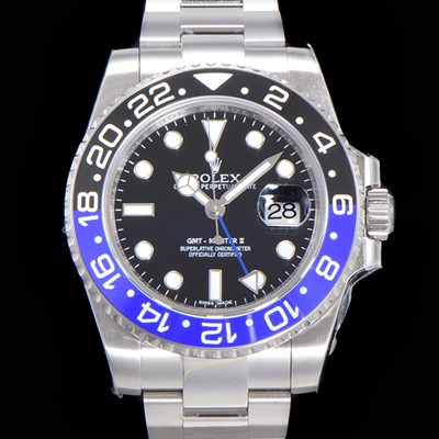 SA급 로렉스 남성용 904L 스틸!! 2022신형 지엠티 마스터II  116710BLNR-78200 듀얼 타임  24시간 회전 베젤 신형 Cal. 3186 오토매틱 무브먼트 블랙 다이얼 브레이슬릿 ROL03318 xx