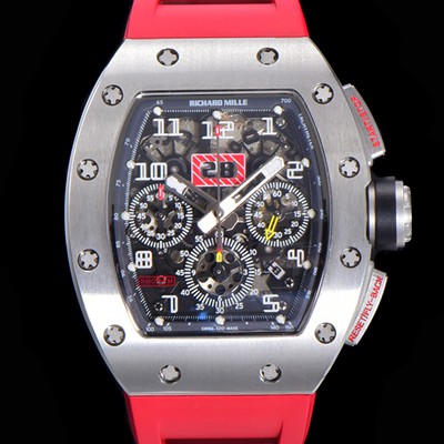 SA급 리차드밀레 남성용 최고급형 RM11-03 플라이백 크로노그래프 50미리 스켈레톤 다이얼 오토매틱 무브먼트 RIC09645 xx