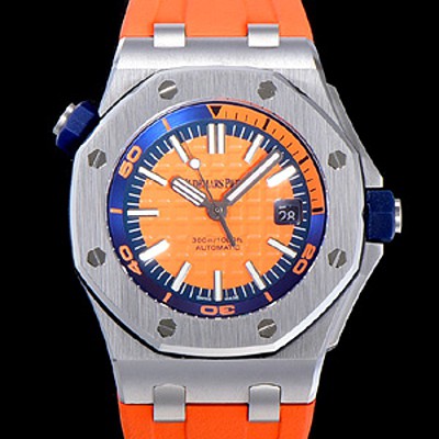 SA급 오데마피게 남성용 옐로 세라믹 다이버!!로얄오크 오프쇼어15710ST.OO.A038CA.01 옐로 와플 다이얼 오토매틱 무브먼트 AUD12260 xx