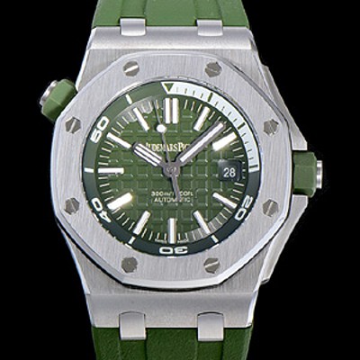 SA급 오데마피게 남성용 옐로 세라믹 다이버!!로얄오크 오프쇼어15710ST.OO.A038CA.01 옐로 와플 다이얼 오토매틱 무브먼트 AUD12270 xx