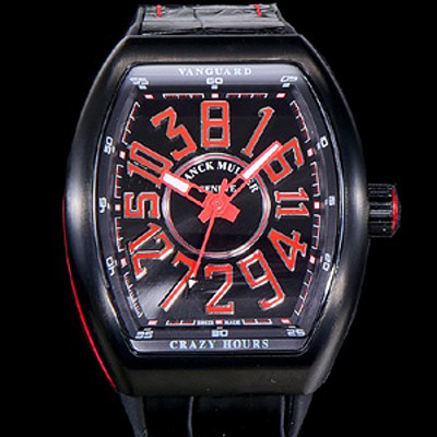 SA급 프랭크뮬러 남성용 V 45 SC DT 뱅가드 2824 므브먼트 오토매틱 44미리 PVD코팅 케이스 러버밴드 블랙다이얼 FRA79487 xx