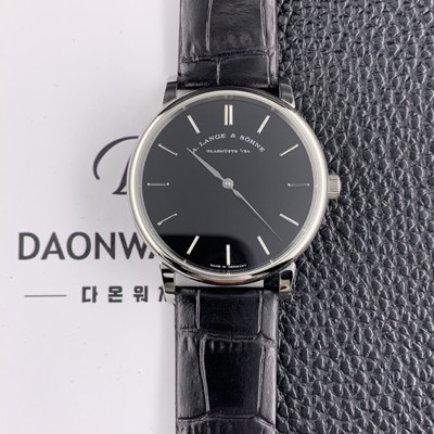 SA급 아랑게운트죄네 남성용 색소니아 씬 211.087 랑게 39미리 블랙 다이얼 오토매틱 무브먼트 LAN40864 xx