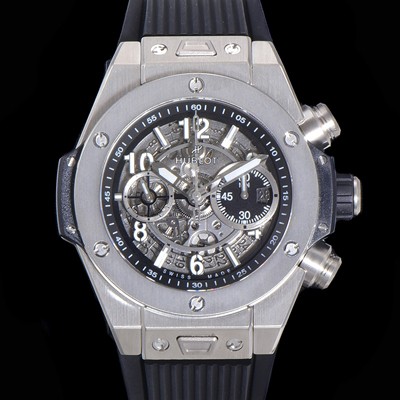 SA급 휴블렛 남성용 빅뱅 유니코 킹골드 크로노그래프 441.NX.1170.RX  HUB1280 오토매틱 므브먼트 44mm 러버밴드 스켈레톤다이얼 hub39936 xx