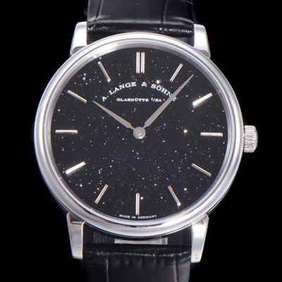 SA급 아랑게운트죄네 남성용 색소니아 씬 205.086 랑게 39미리 블랙 다이얼 오토매틱 무브먼트 LAN40873 xx