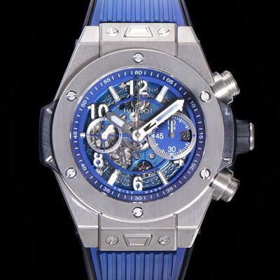 SA급 휴블렛 남성용 빅뱅 유니코 킹골드 크로노그래프 441.NX.5179.RX  HUB1280 오토매틱 므브먼트 44mm 러버밴드 스켈레톤다이얼 hub38949 xx