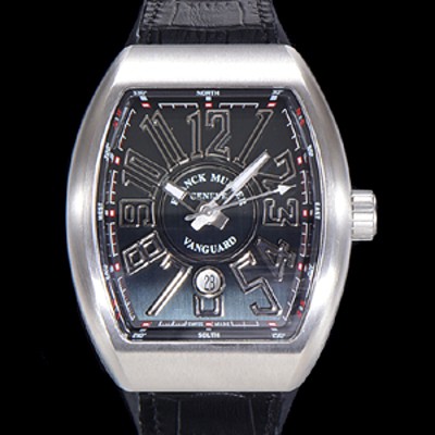 SA급 프랭크뮬러 남성용 V 45 SC DT 뱅가드 2824 므브먼트 오토매틱 44미리 러버밴드 블랙다이얼 FRA71134 xx