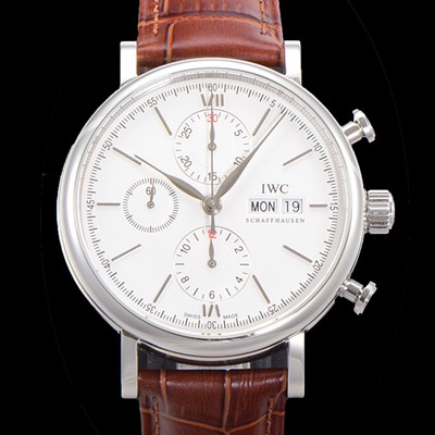 SA급 아이더블유씨 남성용 포르토피노 IW391001 오토매틱 무브먼트 42미리  화이트 다이얼 IWC71011 xx