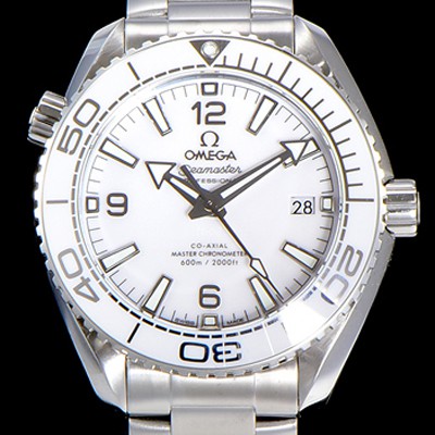SA급 오메가 남성용 씨마스터 215.33.40.20.04.001 플라넷 오션 600M Co-Axial Master 42미리 오토매틱 화이트다이얼 OMG98027 xx