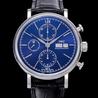 SA급 아이더블유씨 남성용 포르토피노 IW391019 오토매틱 무브먼트 42미리 블루 다이얼 IWC71019 xx