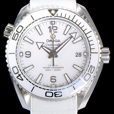 SA급 오메가 남성용 씨마스터 215.30.40.20.04.001 플라넷 오션 600M Co-Axial Master 42미리 오토매틱 화이트다이얼 OMG98730 xx