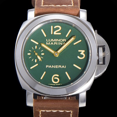 SA급 파네라이 남성용 루미노르 PAM00911 마리나 8-Days 그린다이얼 44mm 수동형 무브먼트 PAN01352 xx